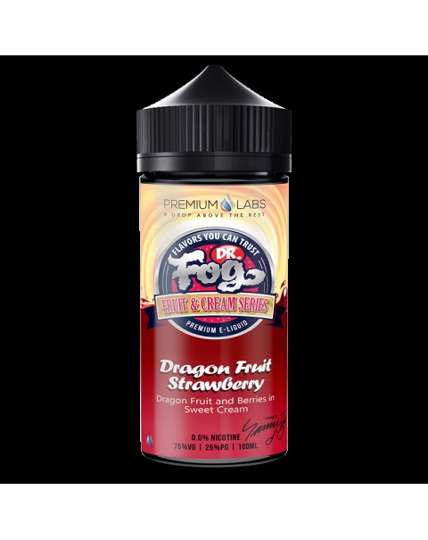 Dr Fog Fruit Cream Series: Nectarine Tangerine Cream 100ml Short Fill