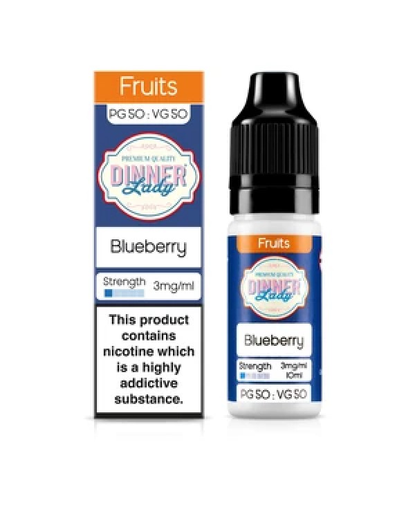 Dinner Lady Fruits 50/50: Blueberry 10ml E-Liquid