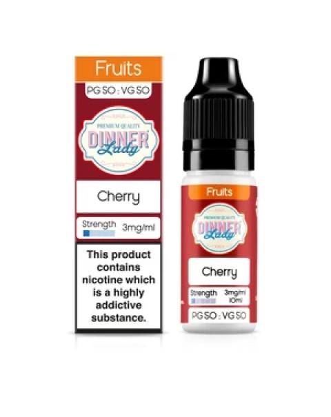 Dinner Lady Fruits 50/50: Cherry 10ml E-Liquid