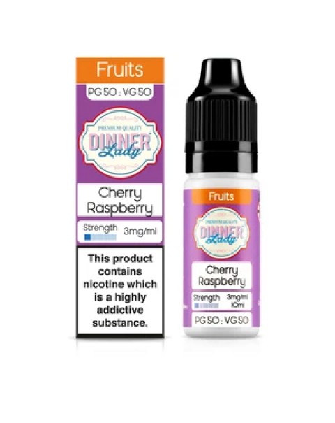 Dinner Lady Fruits 50/50: Cherry Raspberry 10ml E-Liquid