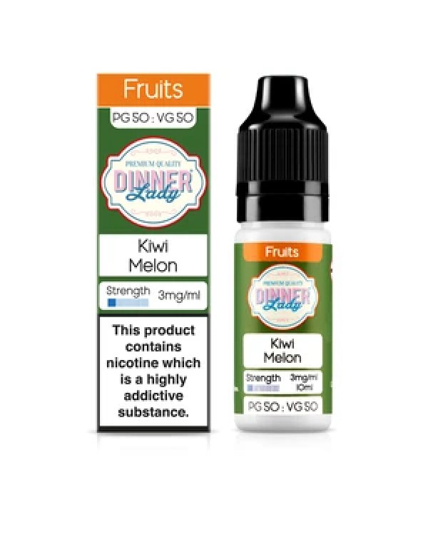 Dinner Lady Fruits 50/50: Kiwi Melon 10ml E-Liquid