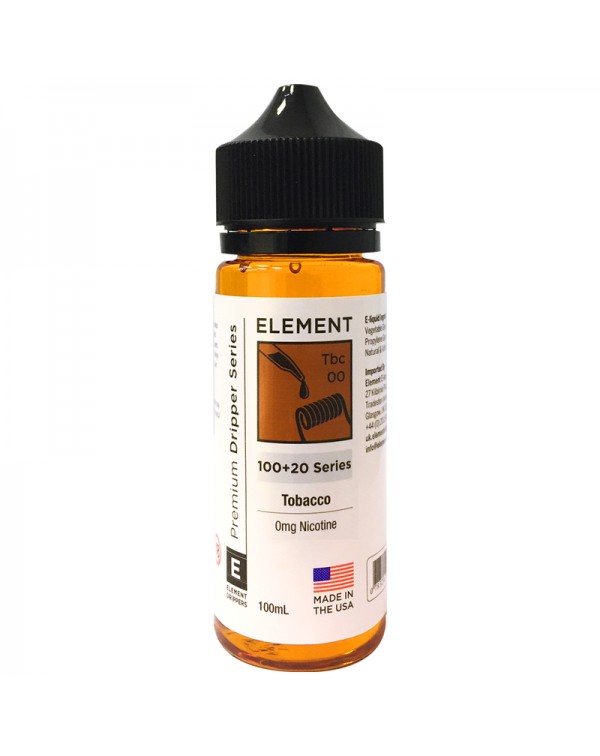 Element Tobacco Eliquid 100ml Short Fill