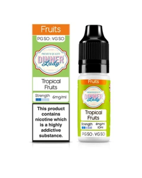 Dinner Lady Fruits 50/50: Tropical Fruits 10ml E-Liquid