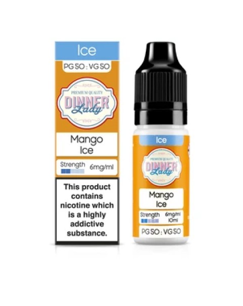 Dinner Lady Ice 50/50: Mango Ice 10ml E-Liquid