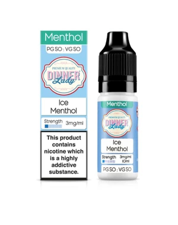 Dinner Lady Menthol 50/50: Mint Ice 10ml E-Liquid