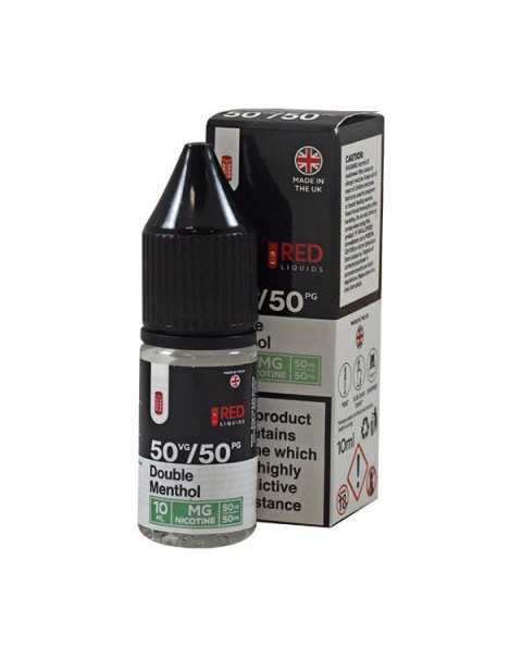 Red Liquids 50/50: Double Menthol 10ml E-Liquid