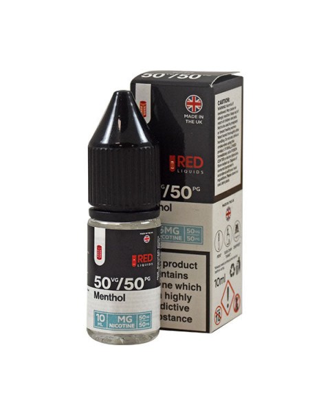 Red Liquids 50/50: Menthol 10ml E-Liquid