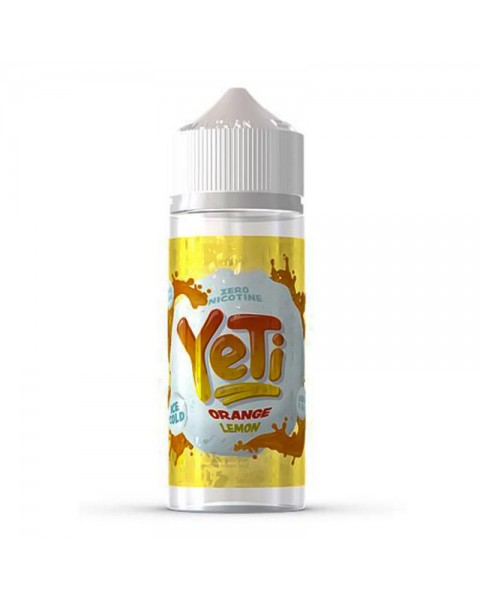 Yeti Ice Cold Orange Lemon 0mg 100ml Short Fill E-Liquid