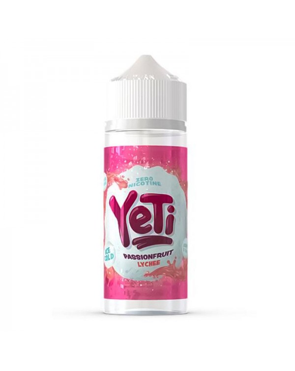 Yeti Ice Cold Passionfruit Lychee 0mg 100ml Short ...