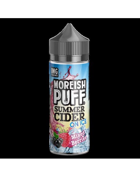 Moreish Puff Summer Cider on Ice Mixed Berries 0mg 100ml Short Fill E-Liquid