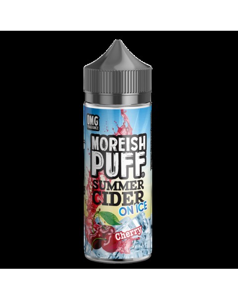 Moreish Puff Summer Cider on Ice Cherry 0mg 100ml Short Fill E-Liquid