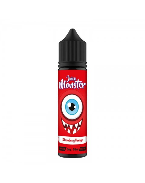 Frumist Strawberry Savage E-liquid by Juice Monster 50ml Short Fill