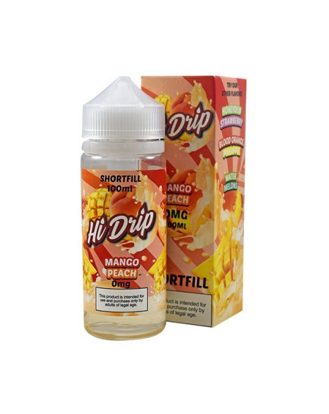 Hi Drip Mango Peach 0mg 100ml Short Fill E-Liquid