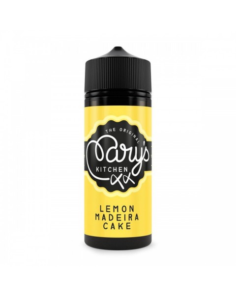 The Yorkshire Vaper Mary's Kitchen: Lemon Madeira Cake 0mg 100ml Short Fill E-Liquid