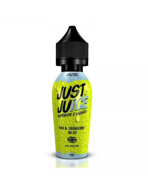 Just Juice Kiwi & Cranberry on Ice E-liquid 50ml Short Fill