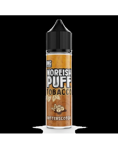 Moreish Puff Tobacco Butterscotch 0mg 50ml Short Fill E-Liquid