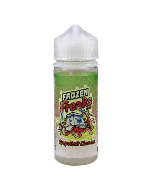 Frozen Freaks Lime & Grapefruit Ice E-liquid 100ml Short Fill