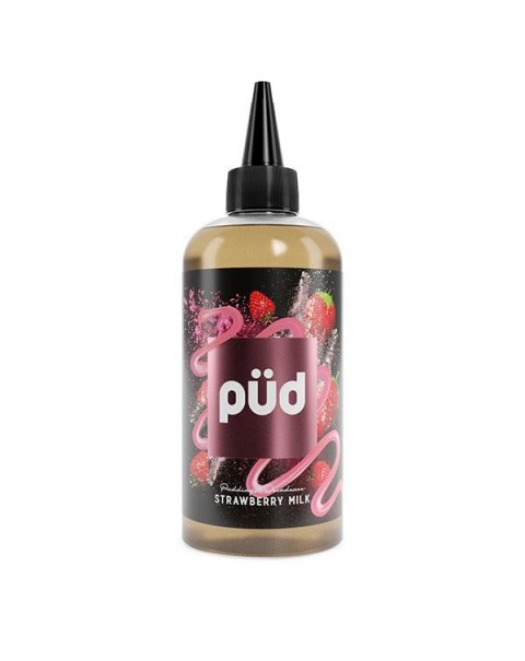 Pud Pudding & Decadence Strawberry Milk 0mg 200ml Short Fill E-Liquid