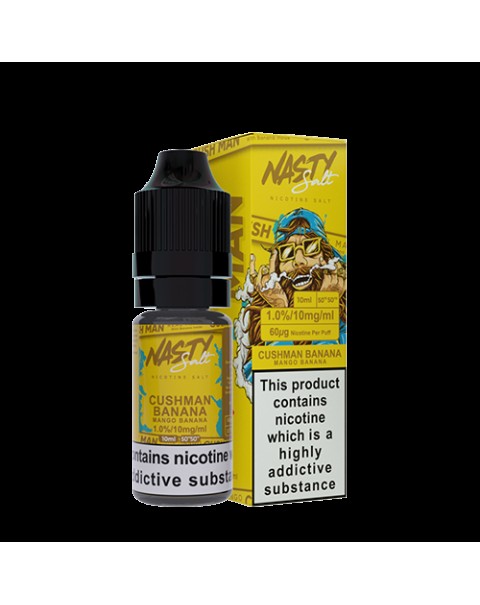 Nasty Juice Nasty Salt: Cush Man Banana 10ml Nic Salt