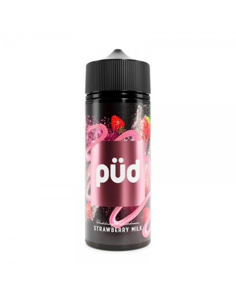 Pud Pudding & Decadence Strawberry Milk 0mg 100ml Short Fill E-Liquid