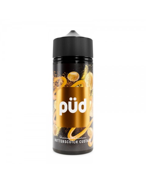 Pud Pudding & Decadence Butterscotch Custard 0mg 100ml Short Fill E-Liquid