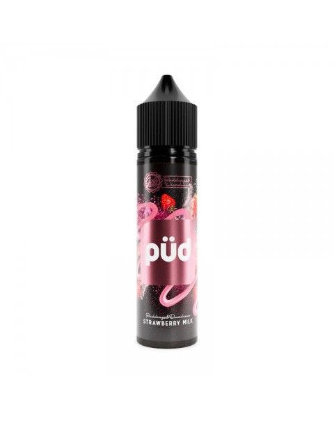 Pud Pudding & Decadence Strawberry Milk 0mg 50ml Short Fill E-Liquid