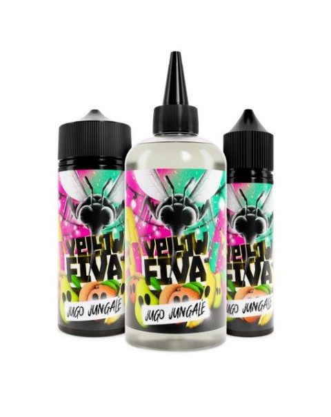 Joe's Juice Yellow Fiva Jugo Jungale 0mg 100ml Short Fill E-Liquid