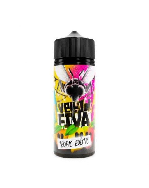 Joe's Juice Yellow Fiva Tropic Exotic 0mg 100ml Short Fill E-Liquid