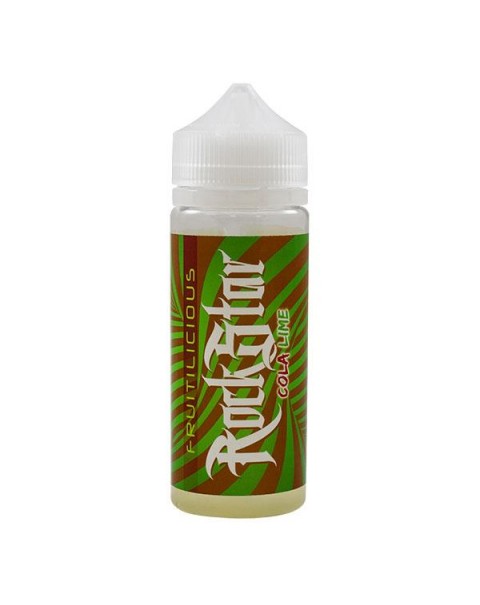 Rockstar Vape Fruitilicious: Cola Lime 0mg 100ml Short Fill E-Liquid