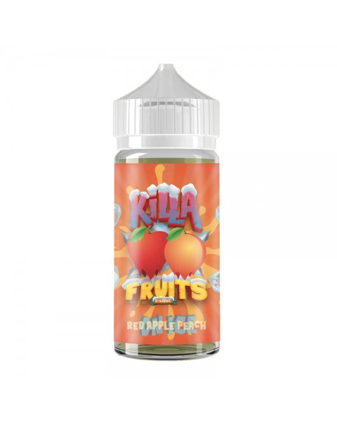 Killa Fruits Red Apple Peach E-liquid 100ml Short Fill