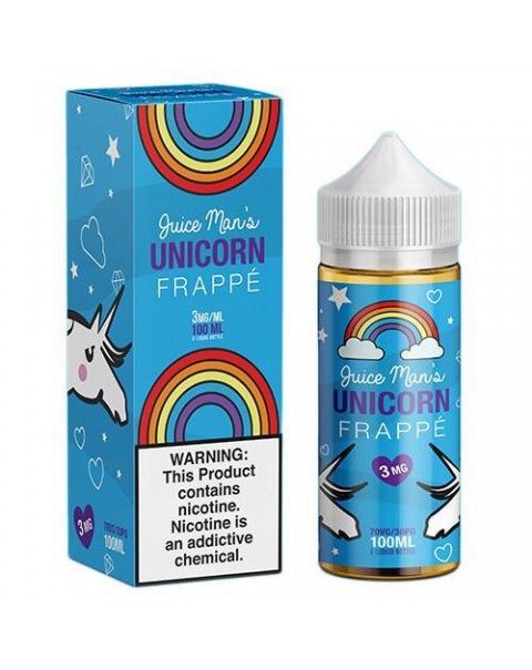 Juice Man Unicorn Frappe 0mg 80ml Short Fill E-Liquid