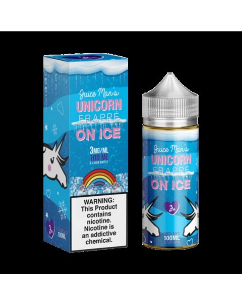 Juice Man Unicorn Frappe on Ice 0mg 80ml Short Fill E-Liquid