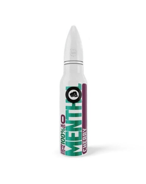 Riot Squad Menthol Cherry 0mg 50ml Short Fill