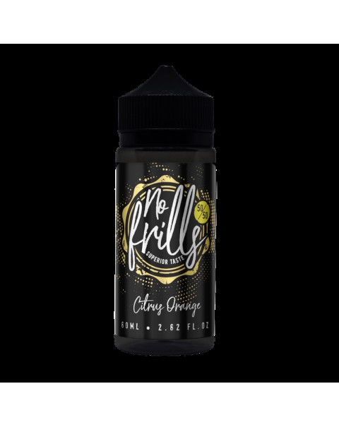 No Frills Citrus Orange E-liquid 80ml Short Fill