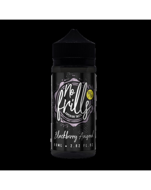 No Frills Blackberry Aniseed E-liquid 80ml Short F...