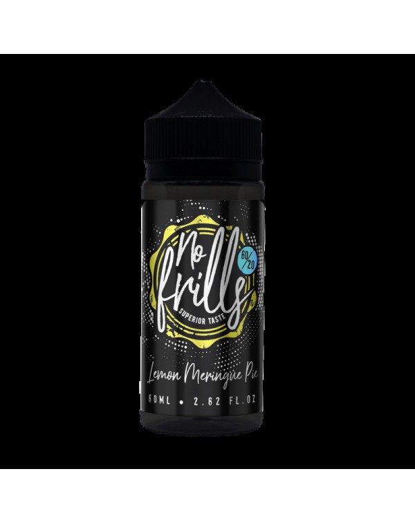 No Frills Lemon Meringue Pie E-liquid 80ml Short F...