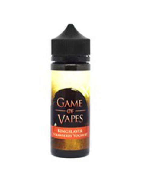 Game Of Vapes Kingslayer Strawberry Yoghurt 0mg 100ml Shortfill - Dated July 2021