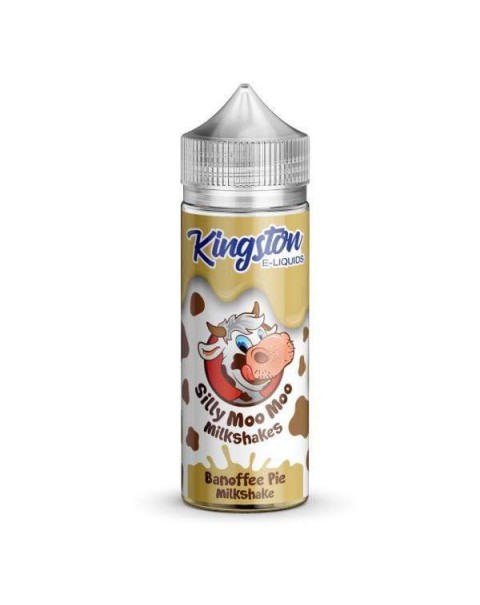 Kingston Silly Moo Moo Milkshakes - Banoffee Pie E-Liquid 0mg Shortfill 100ml