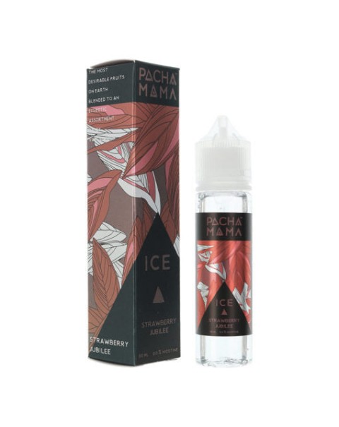 Pacha Mama Ice: Strawberry Jubilee 0mg 50ml Short Fill E-Liquid