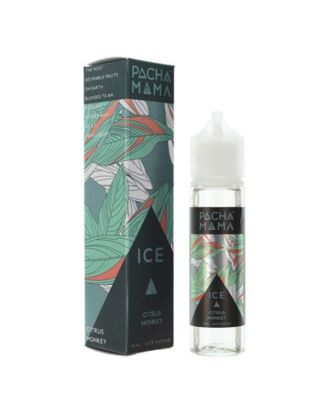 Pacha Mama Ice: Citrus Monkey 0mg 50ml Short Fill E-Liquid