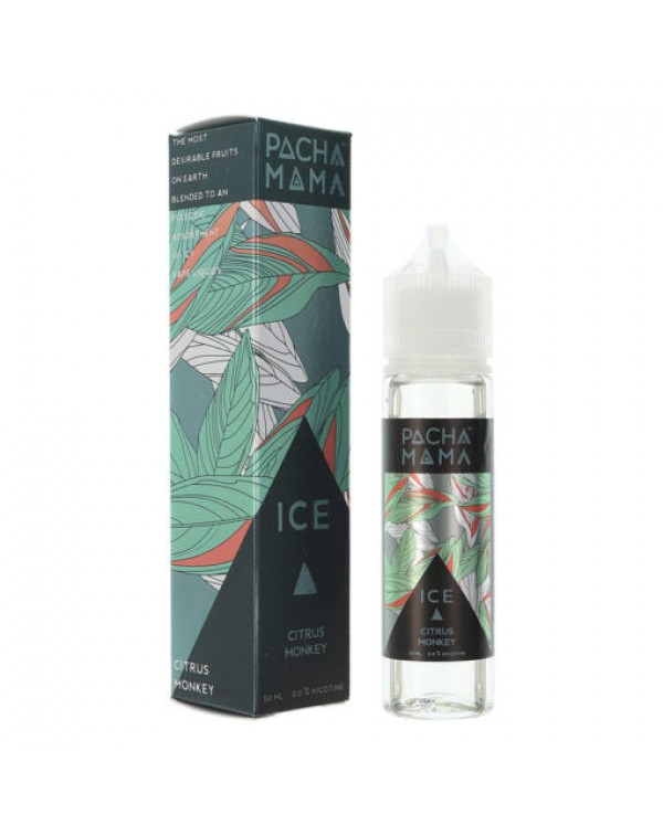 Pacha Mama Ice: Citrus Monkey 0mg 50ml Short Fill ...