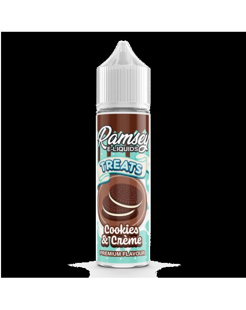 Ramsey E-Liquids Treats Cookies Cream 0mg 50ml Short Fill E-Liquid