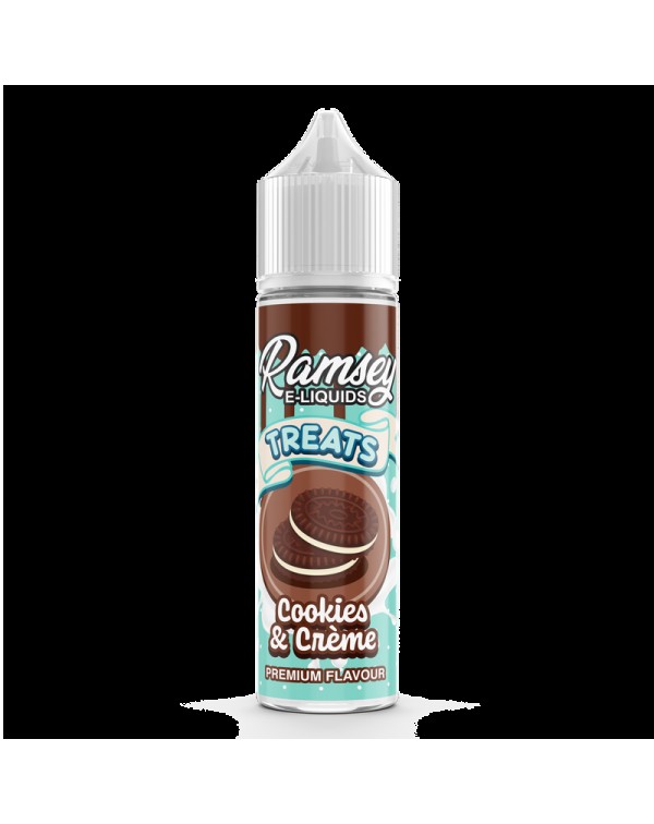 Ramsey E-Liquids Treats Cookies Cream 0mg 50ml Sho...