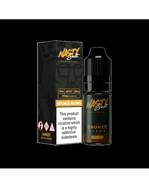 Nasty Juice Nasty Salt: Bronze Blend Nic Salts 10ml