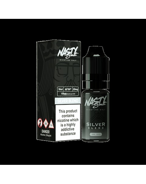 Nasty Juice Nasty Salt: Silver Blend Nic Salts 10ml