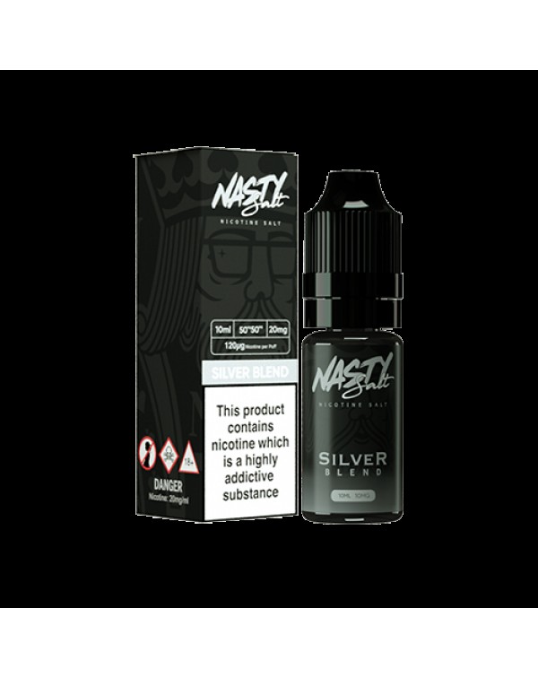 Nasty Juice Nasty Salt: Silver Blend Nic Salts 10m...