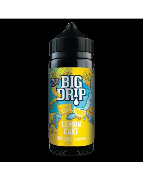 Doozy Vape Big Drip Lemon Cake E-liquid 100ml Short Fill