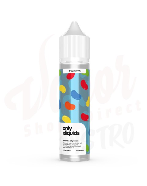 Only E-Liquids Sweets: Jelly Beans 0mg 50ml Short Fill E-Liquid