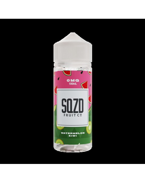 SQZD Watermelon Kiwi 0mg 100ml Short Fill E-Liquid