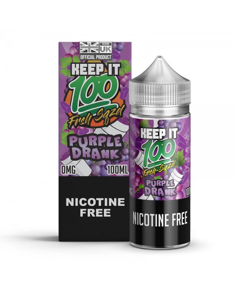 Keep It 100 Purple Drank 0mg 100ml Short Fill E-Liquid